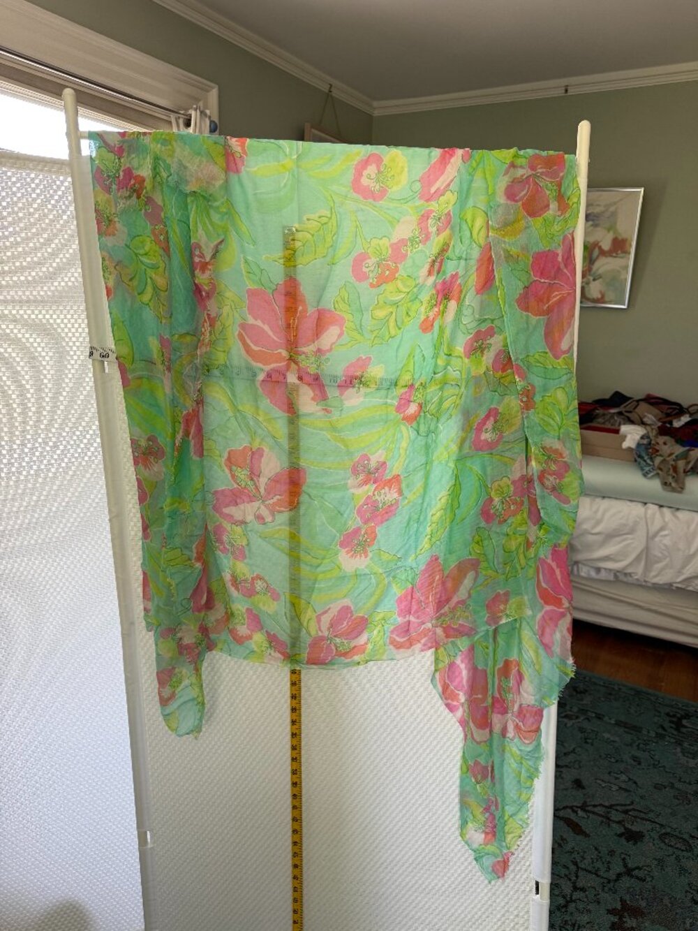LARGE LILLY PULITZER SCARF 87" X 50" READ